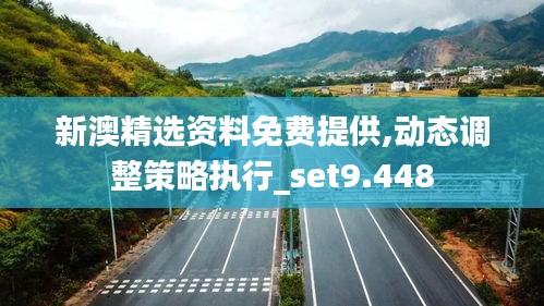 新澳精选资料免费提供,动态调整策略执行_set9.448