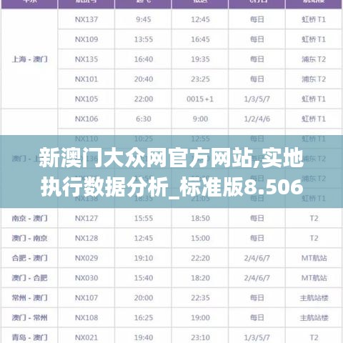新澳门大众网官方网站,实地执行数据分析_标准版8.506