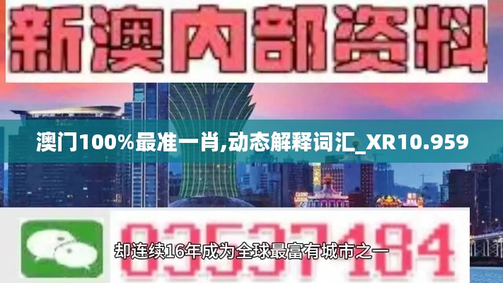 澳门100%最准一肖,动态解释词汇_XR10.959