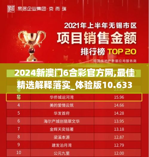 2024新澳门6合彩官方网,最佳精选解释落实_体验版10.633