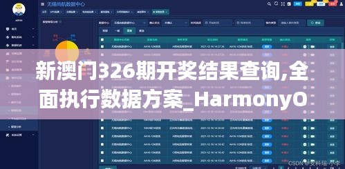 新澳门326期开奖结果查询,全面执行数据方案_HarmonyOS5.827