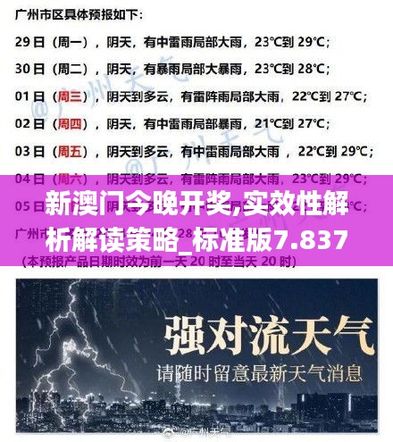 新澳门今晚开奖,实效性解析解读策略_标准版7.837