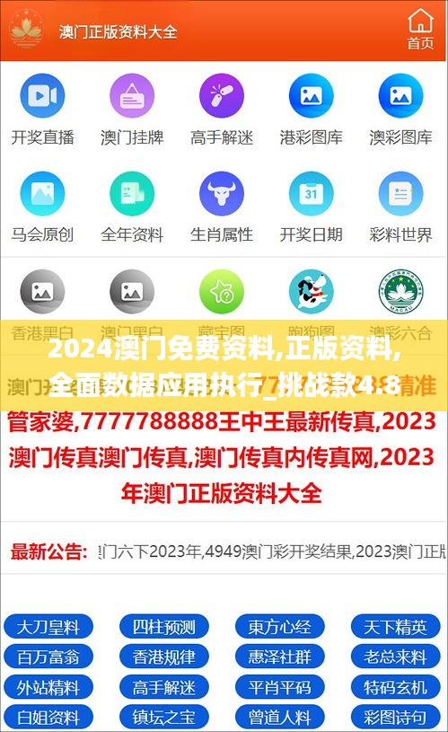 2024澳门免费资料,正版资料,全面数据应用执行_挑战款4.856