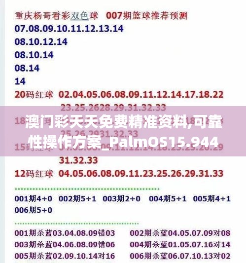 澳门彩天天免费精准资料,可靠性操作方案_PalmOS15.944