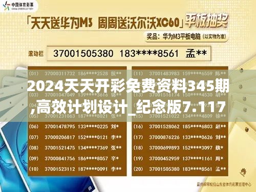 2024天天开彩免费资料345期,高效计划设计_纪念版7.117
