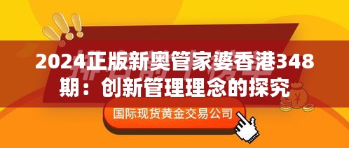 2024正版新奥管家婆香港348期：创新管理理念的探究