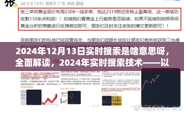 关于实时搜索的全面解读，以2024年12月13日的实时搜索技术为例