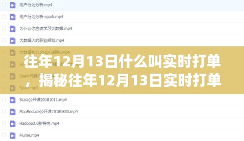 揭秘12月13日实时打单背后的秘密，小红书带你走进神秘之门，你准备好了吗？