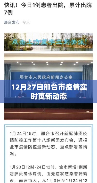 邢台市疫情最新实时更新动态通知（12月27日）