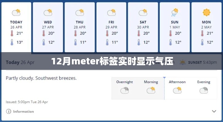 实时气压监控，Meter标签的12月新功能