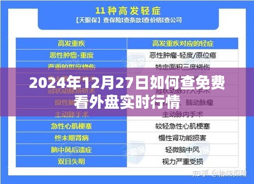 外盘实时行情免费查询指南（2024年12月）
