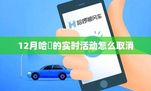 哈啰出行活动取消指南