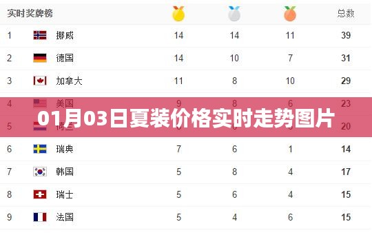 夏装价格实时走势图，最新动态一目了然