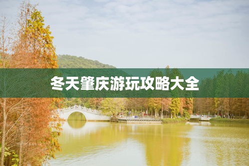 冬天肇庆游玩攻略大全