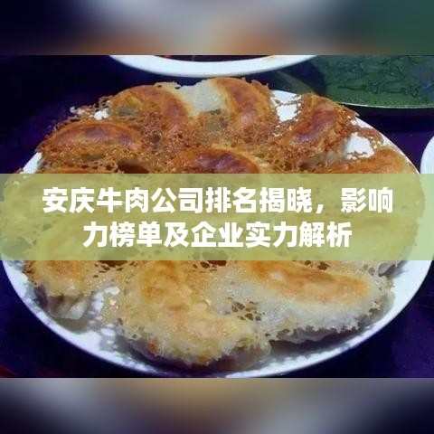 安庆牛肉公司排名揭晓，影响力榜单及企业实力解析