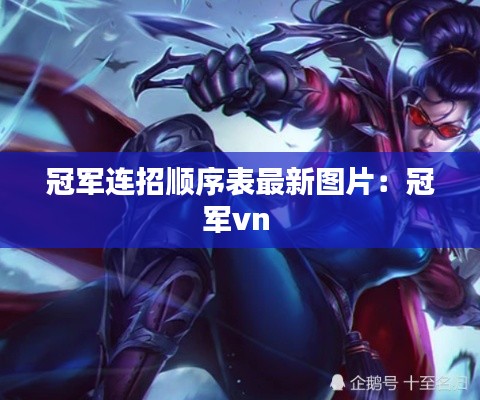 冠军连招顺序表最新图片：冠军vn 
