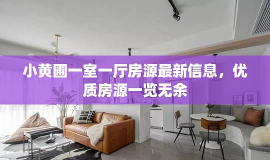 小黄圃一室一厅房源最新信息，优质房源一览无余