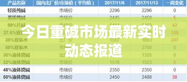 今日重碱市场最新实时动态报道