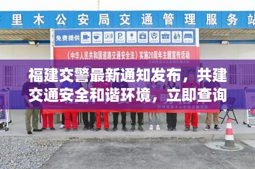 福建交警最新通知发布，共建交通安全和谐环境，立即查询！