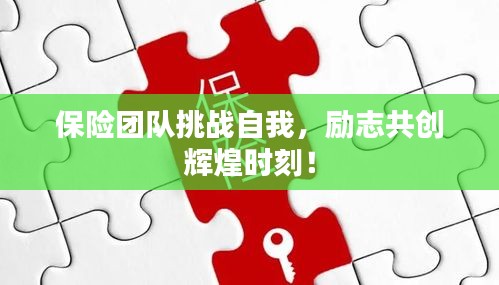 保险团队挑战自我，励志共创辉煌时刻！