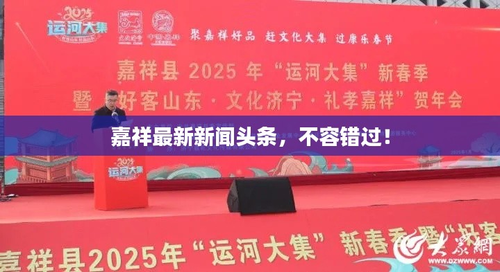 嘉祥最新新闻头条，不容错过！