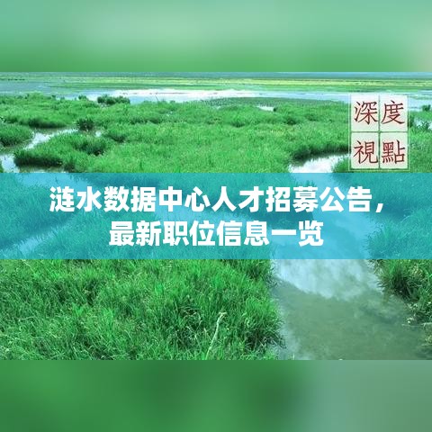 涟水数据中心人才招募公告，最新职位信息一览