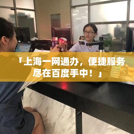 「上海一网通办，便捷服务尽在百度手中！」