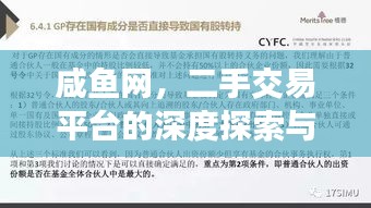 咸鱼网，二手交易平台的深度探索与解析