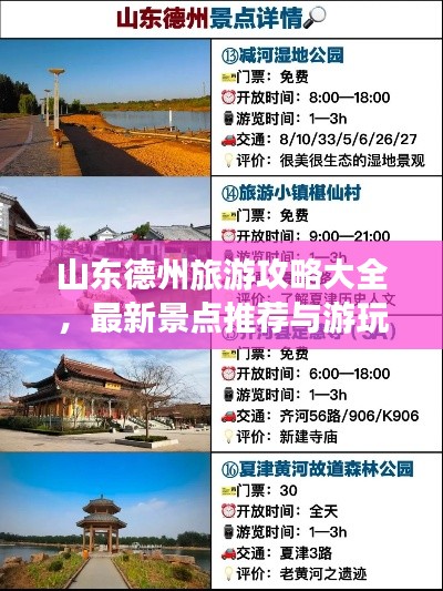 山东德州旅游攻略大全，最新景点推荐与游玩指南