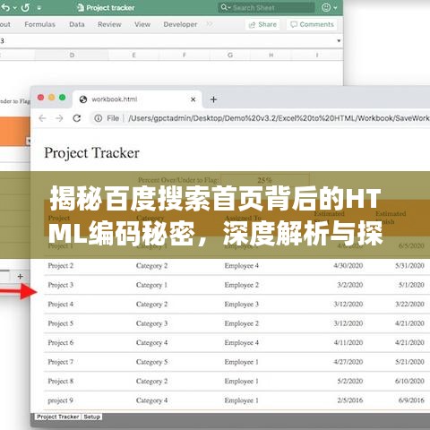 揭秘百度搜索首页背后的HTML编码秘密，深度解析与探索
