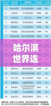 哈尔滨世界连锁酒店排名榜单揭晓！