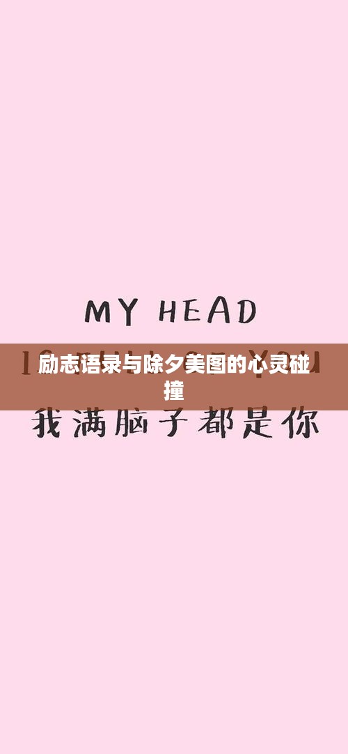 励志语录与除夕美图的心灵碰撞