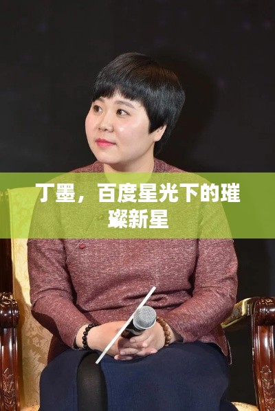 丁墨，百度星光下的璀璨新星