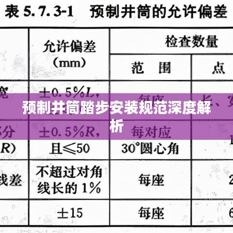 预制井筒踏步安装规范深度解析
