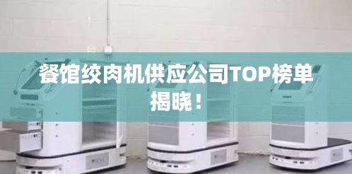 餐馆绞肉机供应公司TOP榜单揭晓！