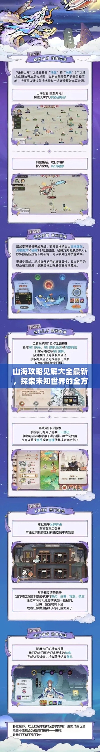 山海攻略见解大全最新，探索未知世界的全方位指南手册