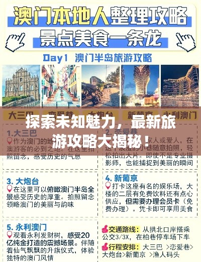 探索未知魅力，最新旅游攻略大揭秘！