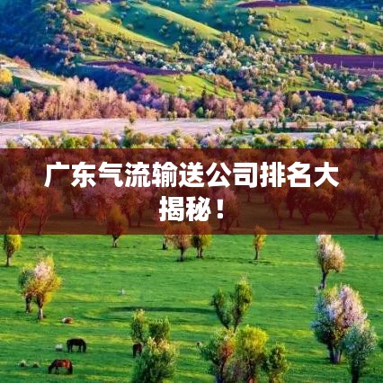 广东气流输送公司排名大揭秘！
