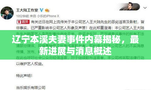 辽宁本溪夫妻事件内幕揭秘，最新进展与消息概述