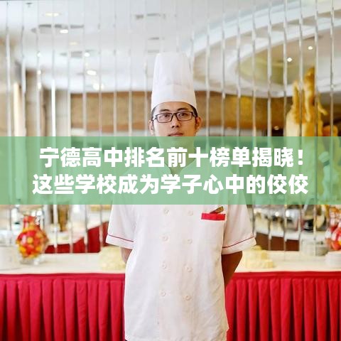 宁德高中排名前十榜单揭晓！这些学校成为学子心中的佼佼者